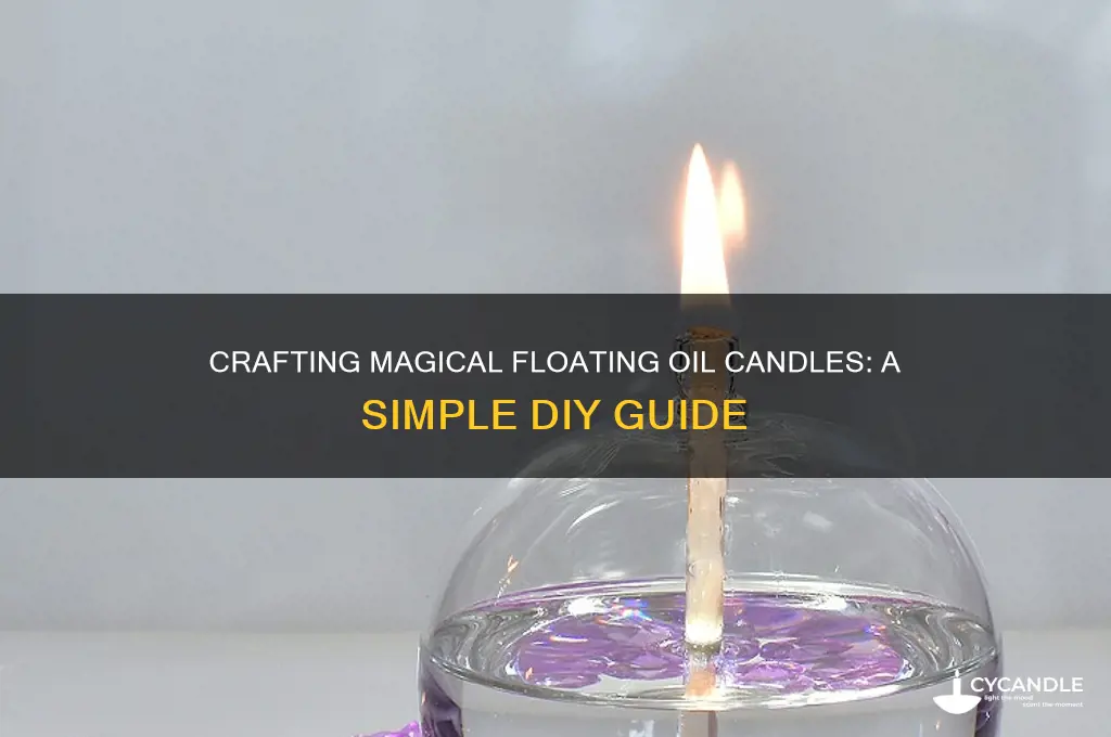 how to make floating candles with oil