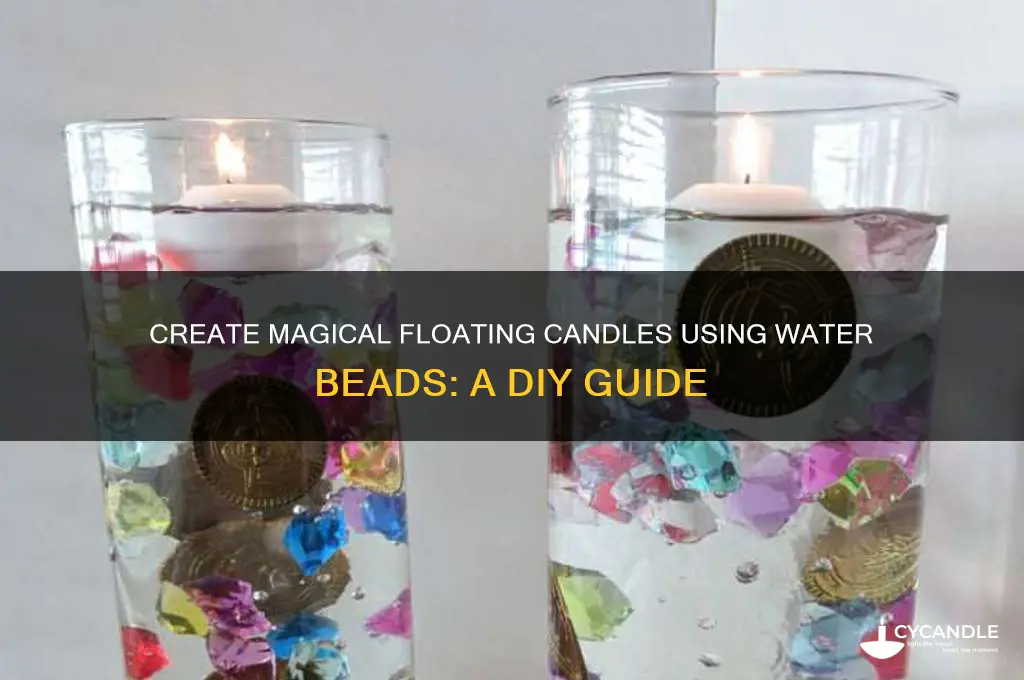 how to make floating candles with water beads
