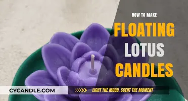 Create Serene Ambiance: DIY Floating Lotus Candles Step-by-Step Guide