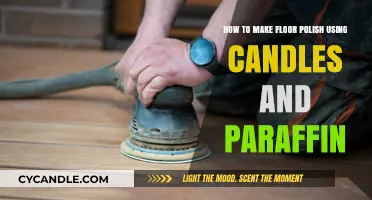 DIY Floor Polish: Crafting Shine with Candles and Paraffin Wax