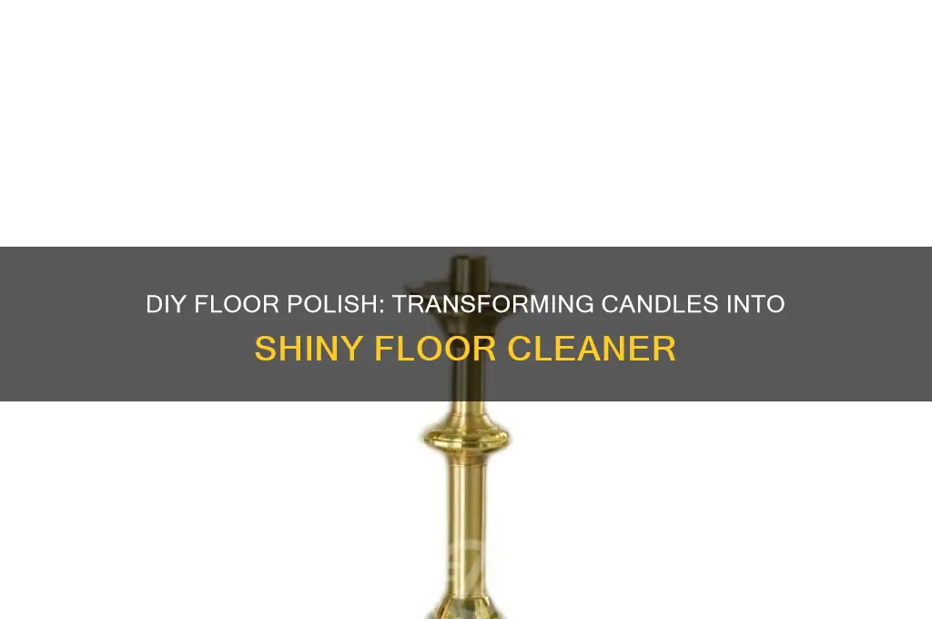 how to make floor polish using candles