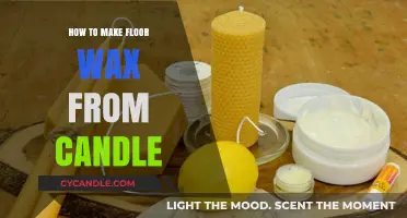 DIY Floor Wax: Crafting a Shiny Finish from Leftover Candles