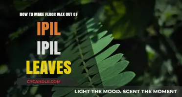 Crafting Natural Floor Wax from Ipil Ipil Leaves: A Sustainable Guide