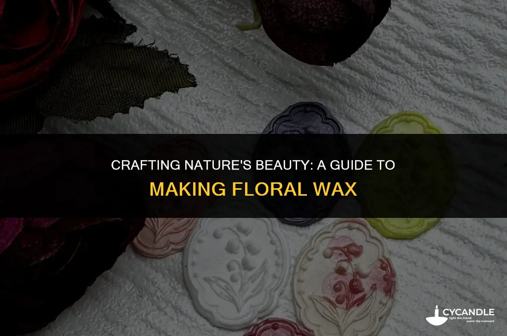 how to make floral wax