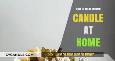 Crafting Beautiful Flower Candles: A Simple DIY Home Guide