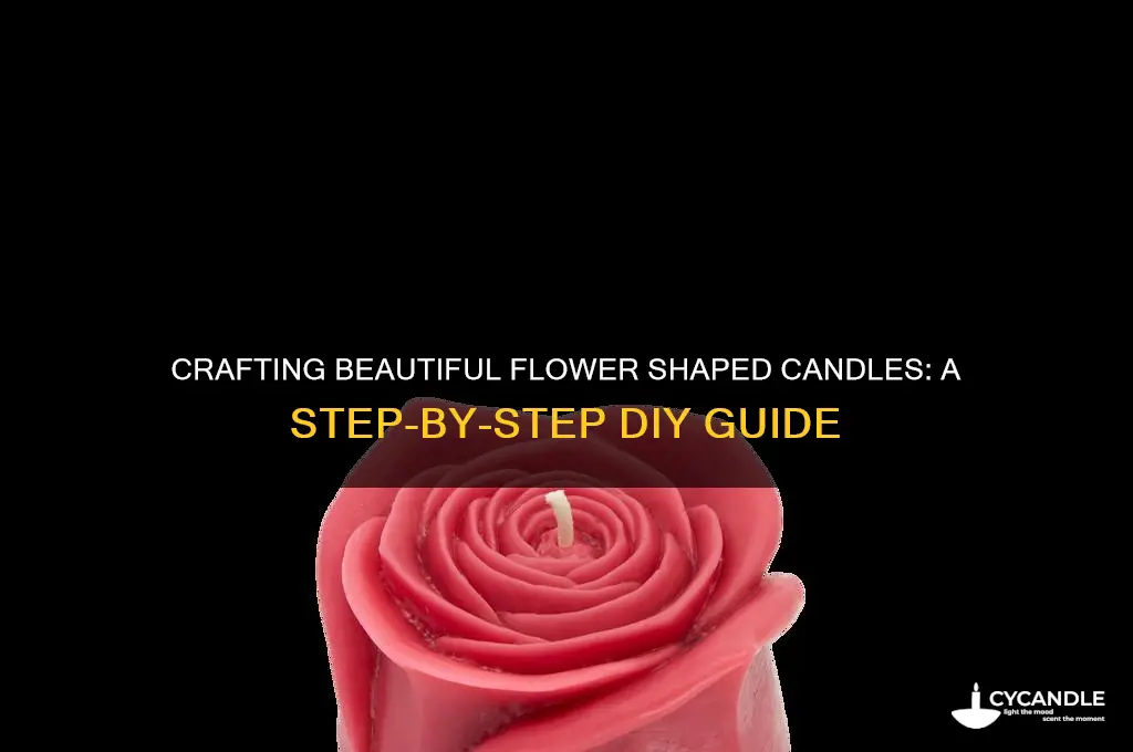 how to make flower shaped candles