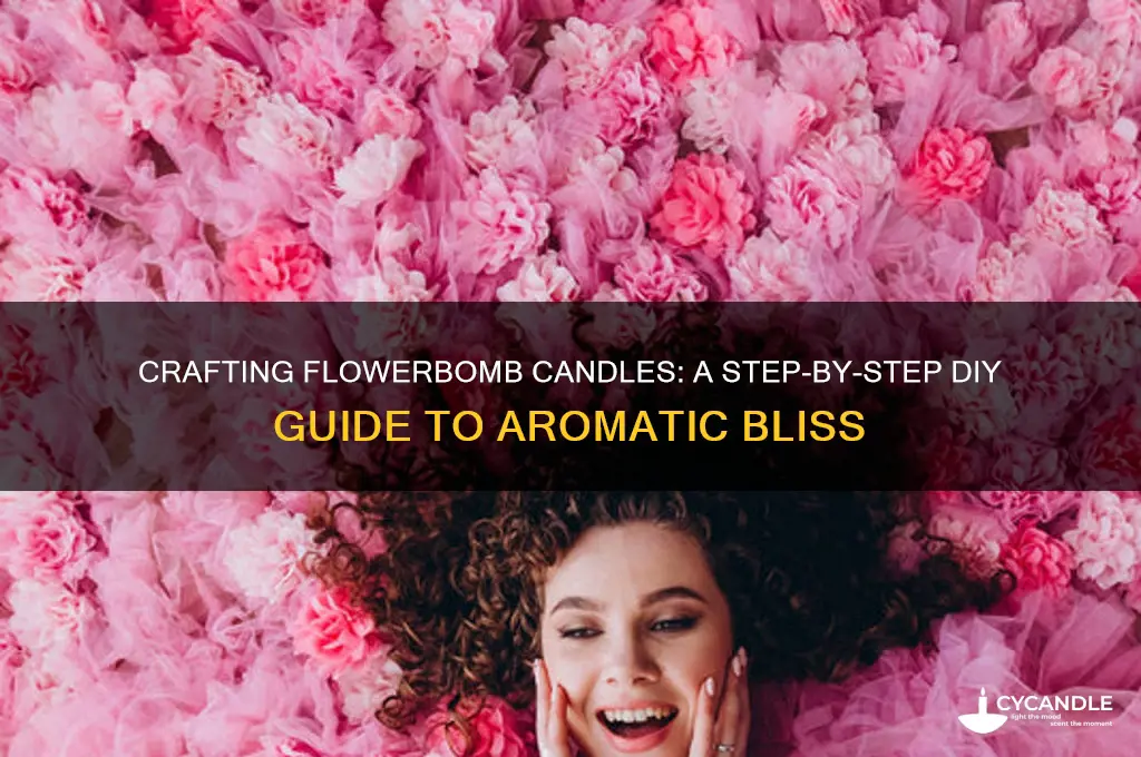 how to make flowerbomb candles