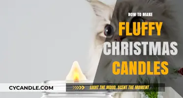 Crafting Fluffy Christmas Candles: A Festive DIY Guide for Holiday Glow
