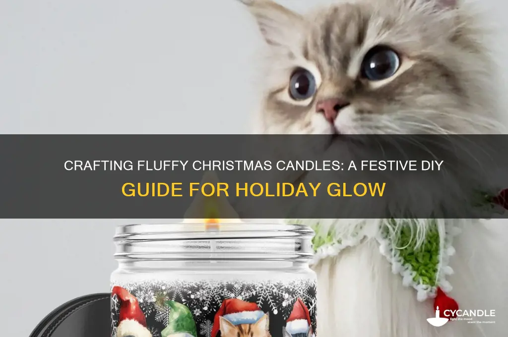 how to make fluffy christmas candles