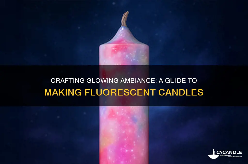 how to make fluorescent candles