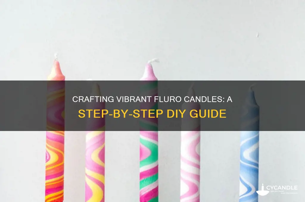how to make fluro candles