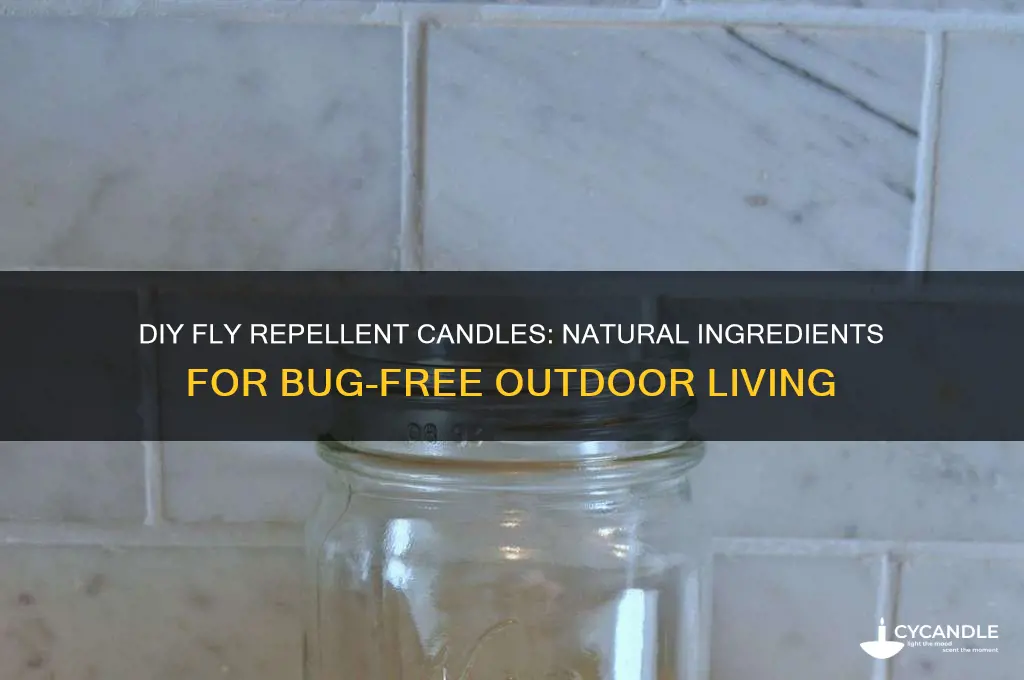 how to make fly repellent candles