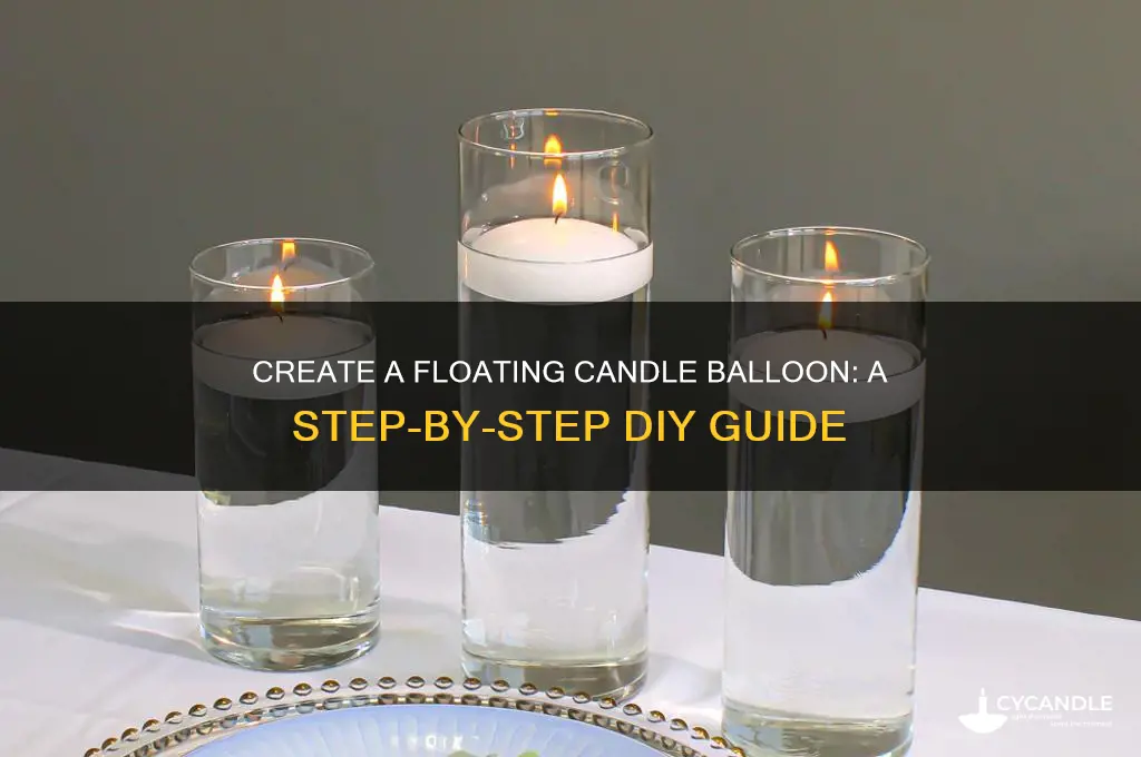 how to make flying balloon with candle