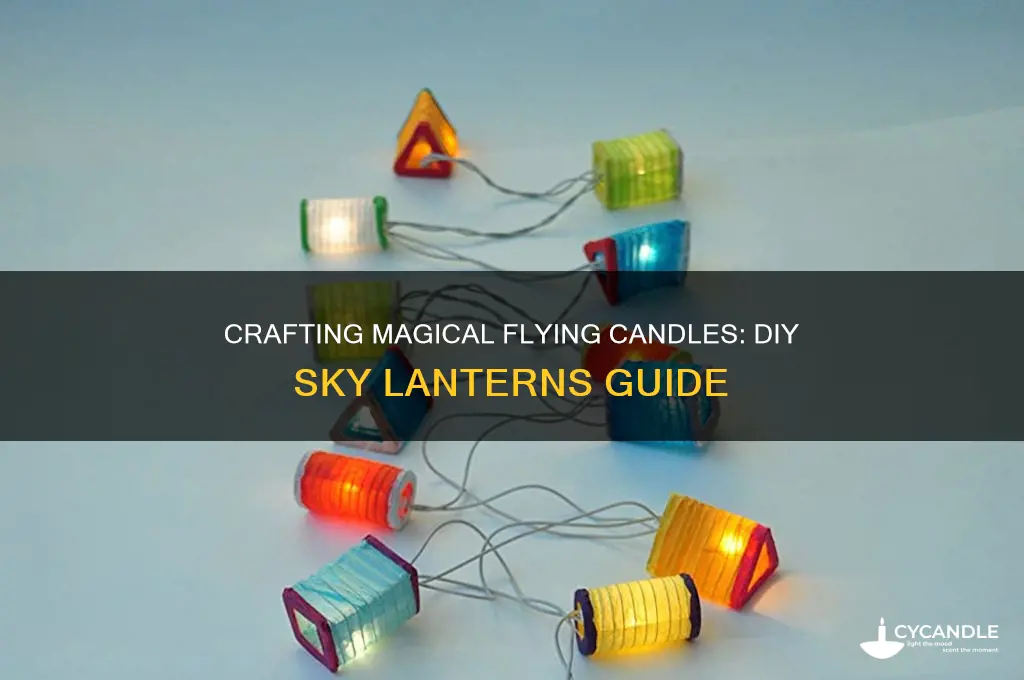 how to make flying candles sky lanterns