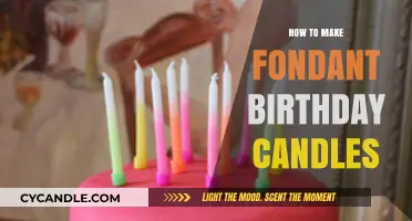Creative Fondant Birthday Candles: Easy DIY Tutorial for Special Celebrations