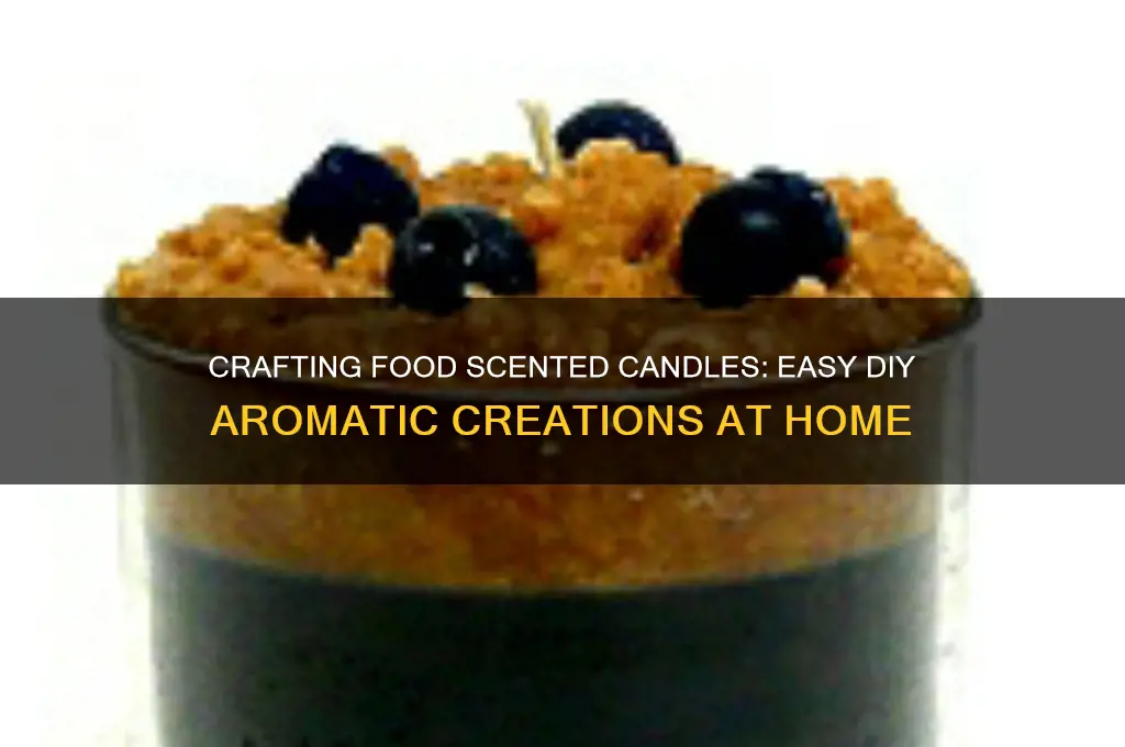 how to make food scented candles