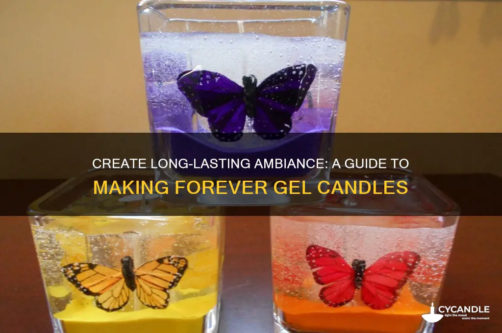 how to make forever gel candles