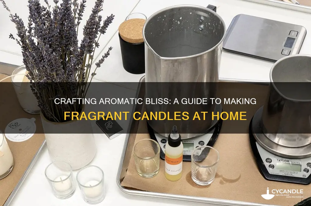 how to make fragrant candles at home