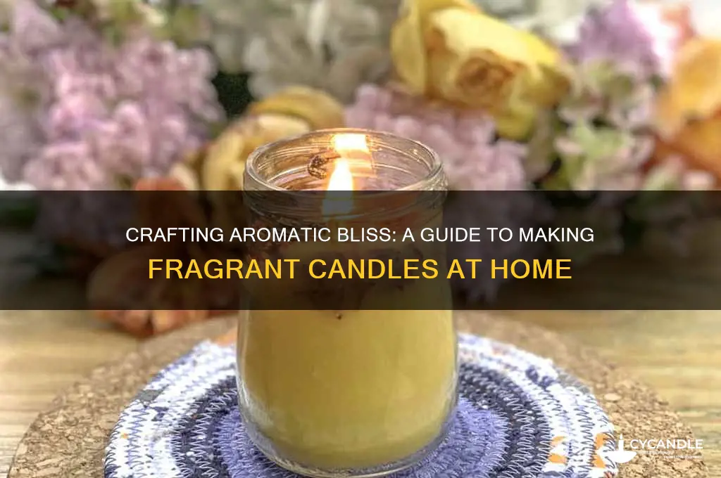 how to make fragrant candles