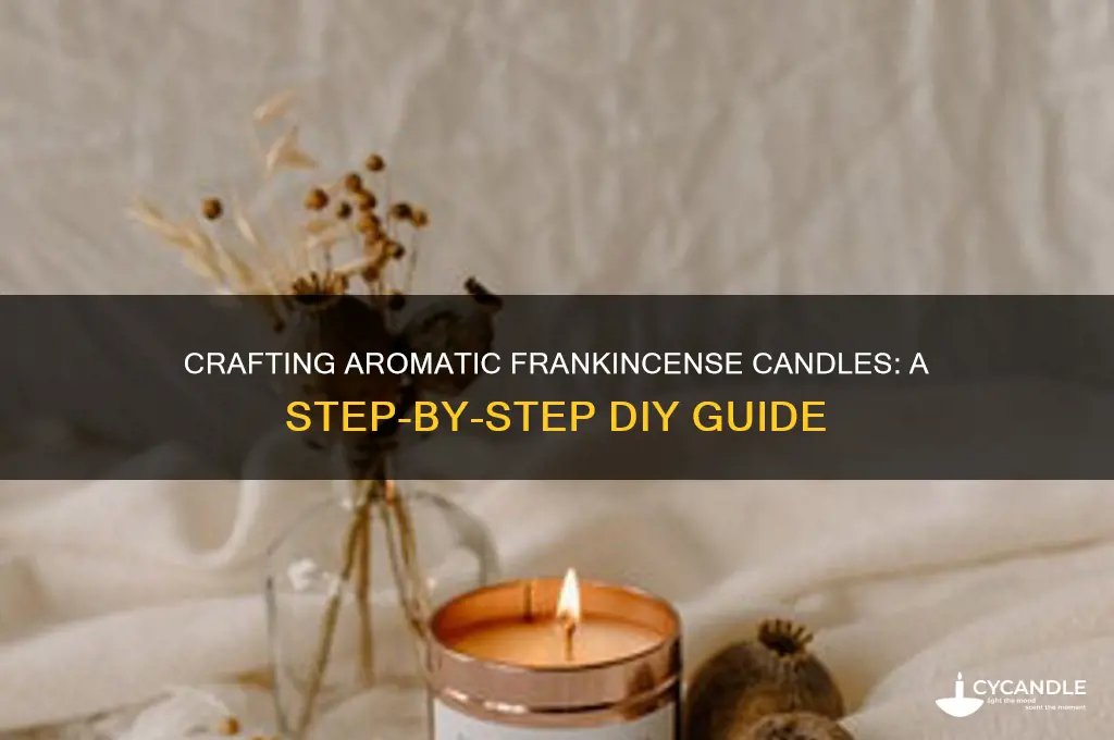 how to make frankincense candle