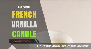 Crafting a French Vanilla Scented Candle: A Step-by-Step Guide