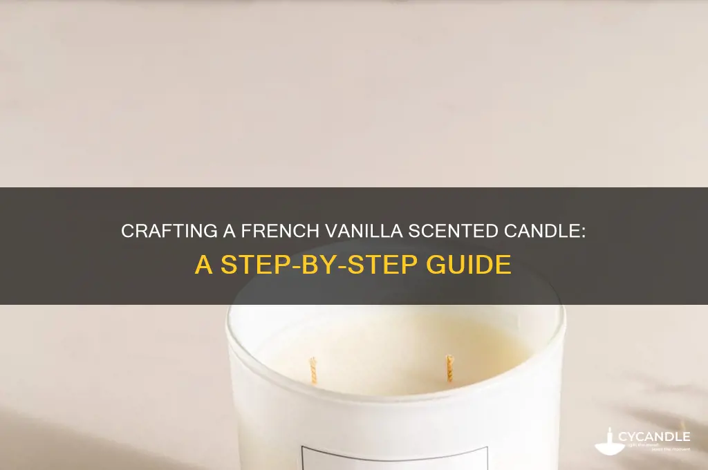how to make french vanilla candle