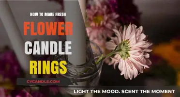 Crafting Elegant Fresh Flower Candle Rings: A Step-by-Step Guide
