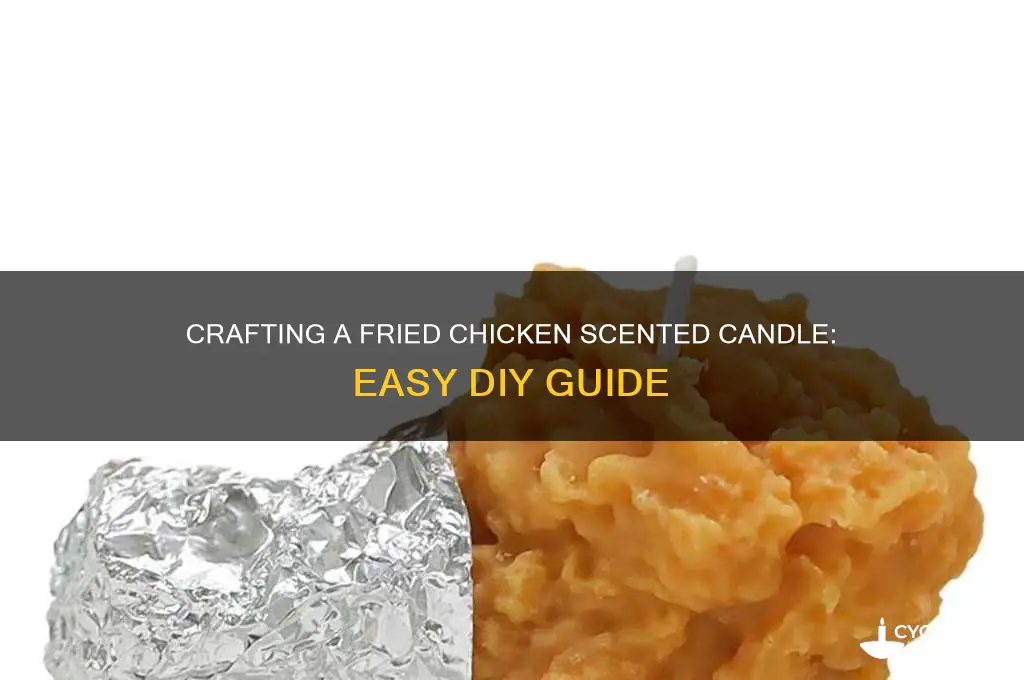 how to make fried chicken candle
