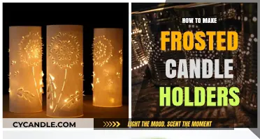 DIY Frosted Candle Holders: Easy Steps for Elegant Home Decor
