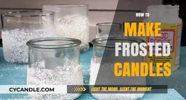 Crafting Frosted Candles: Easy DIY Guide for Elegant Home Décor