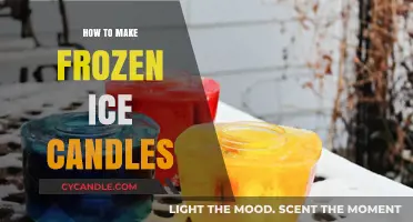 Create Magical Frozen Ice Candles: Easy DIY Winter Decor Guide