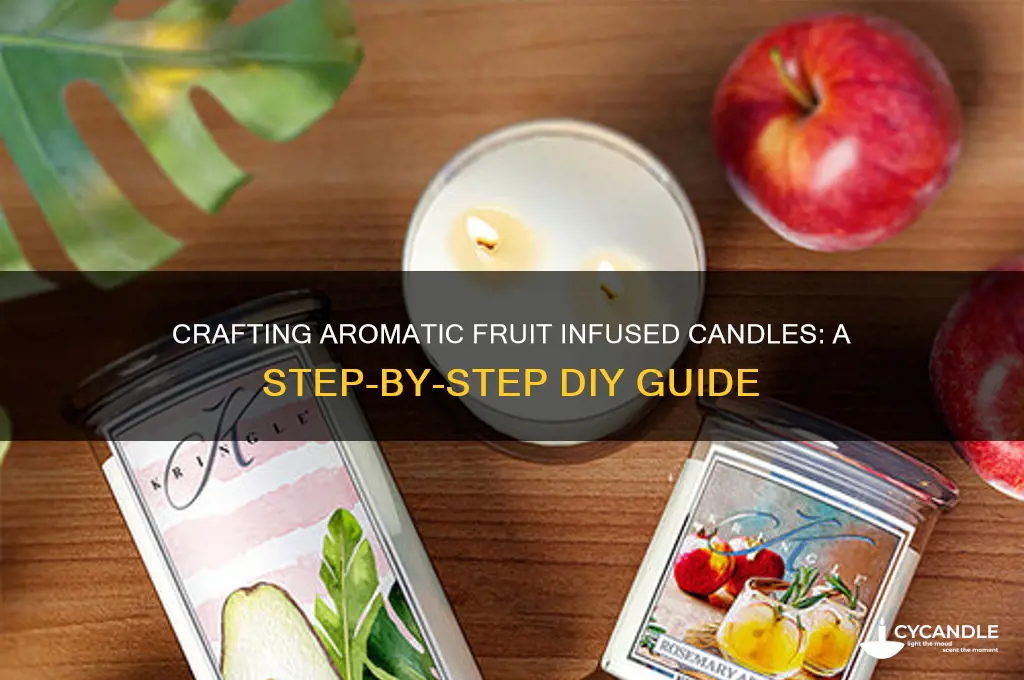 how to make fruit infused candles
