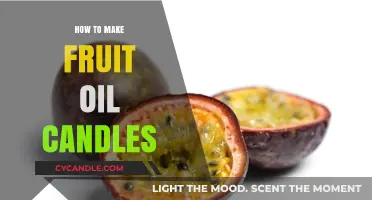 Crafting Aromatic Fruit Oil Candles: A Simple DIY Guide