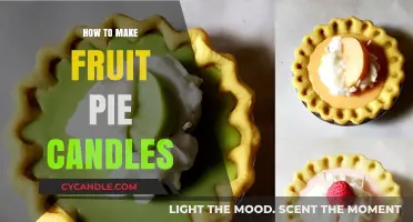 Crafting Sweet Scents: A Guide to Making Fruit Pie Candles