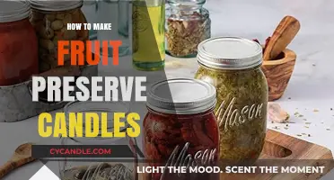 Crafting Sweet-Scented Fruit Preserve Candles: A DIY Guide