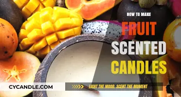 Crafting Aromatic Fruit Scented Candles: A Step-by-Step DIY Guide