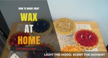 Crafting Natural Fruit Wax: A Simple DIY Guide