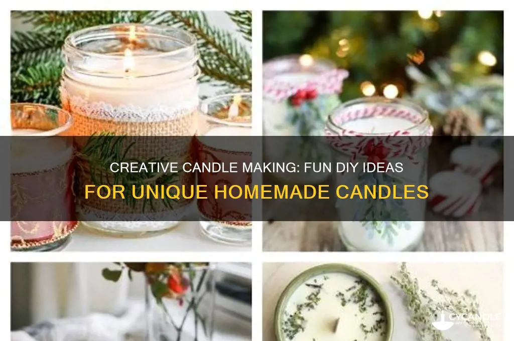 how to make fun candles