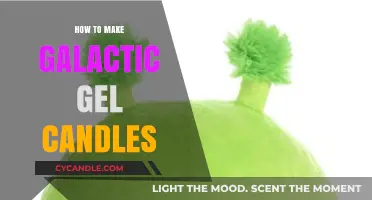 Crafting Cosmic Glow: A Guide to Making Galactic Gel Candles