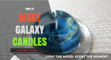 Crafting Cosmic Galaxy Candles: A Step-by-Step DIY Guide