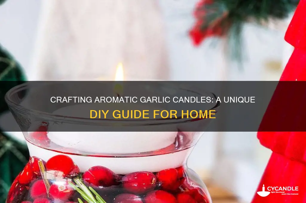 how to make garlic candle