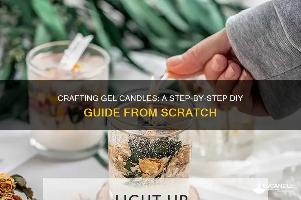 how to make gel candles from scratch