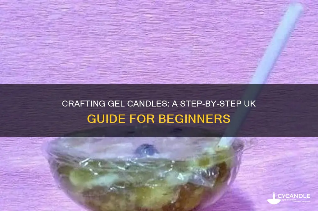how to make gel candles uk
