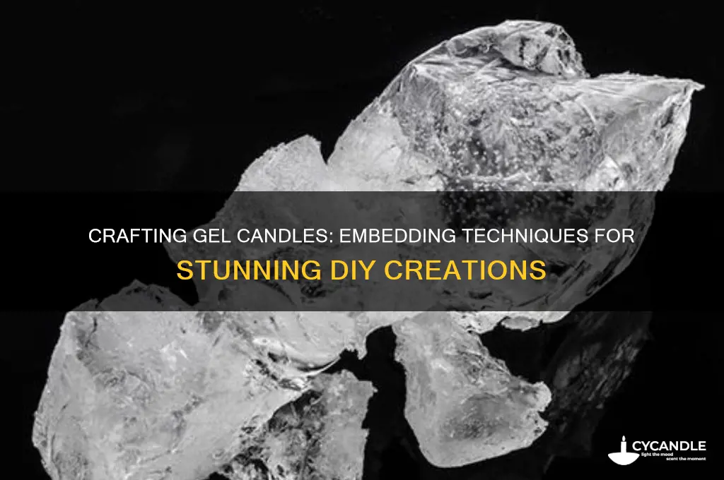 how to make gel candles with embeds