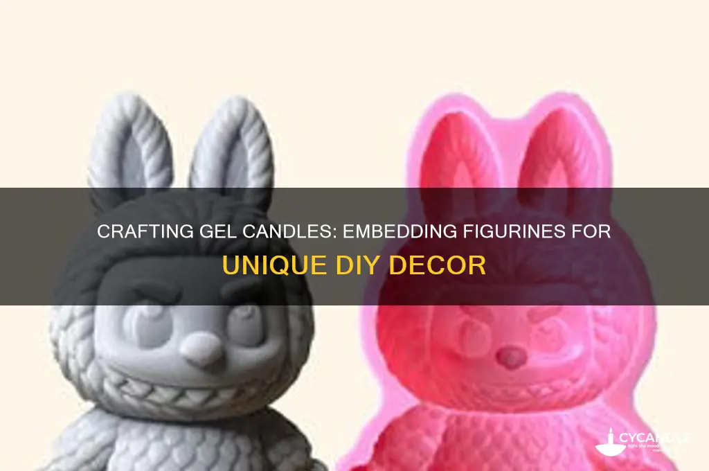 how to make gel candles with figurines inside