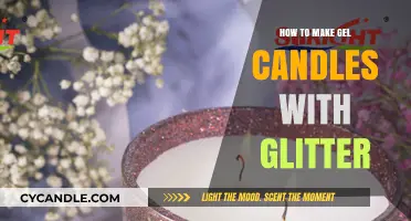 Sparkling Gel Candles: Easy DIY Guide with Glitter for Beginners
