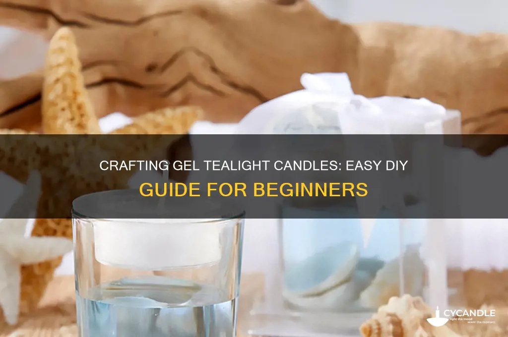 how to make gel tealight candles