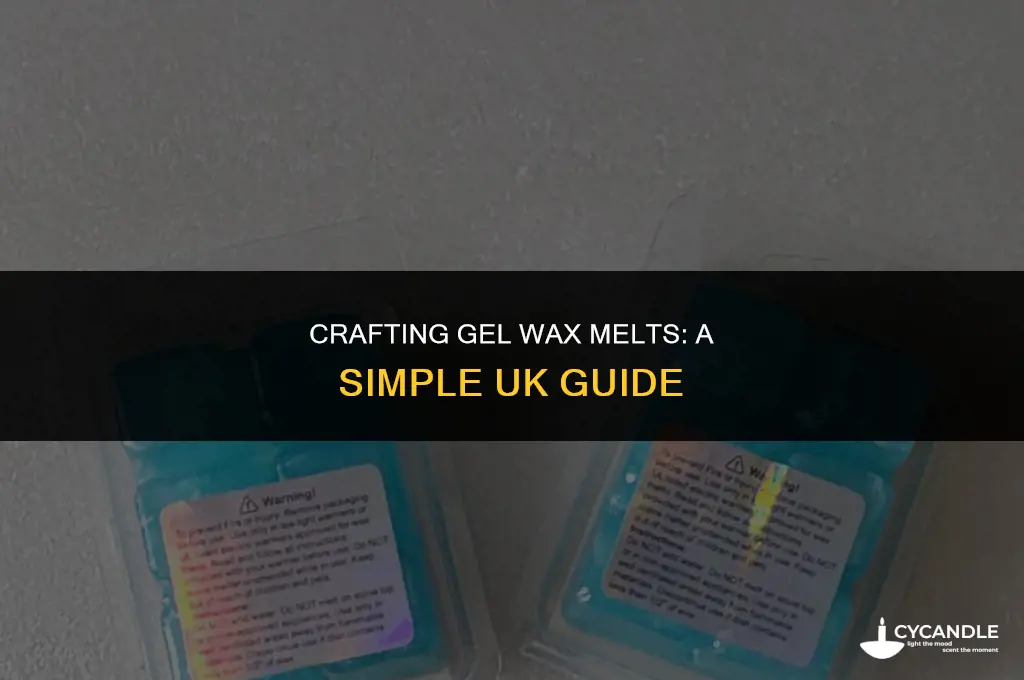 how to make gel wax melts uk