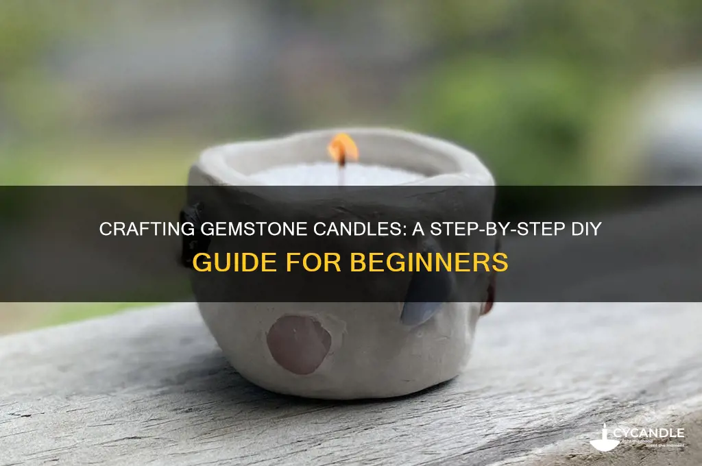 how to make gemstone candles