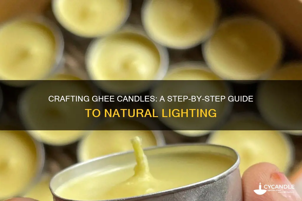 how to make ghee candle